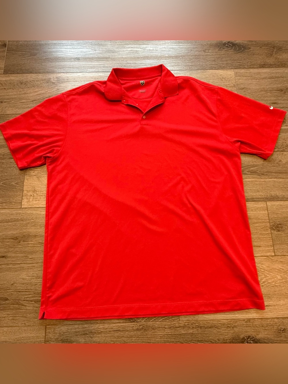 Men's Nike Golf Fit Dry Red Polo Shirt